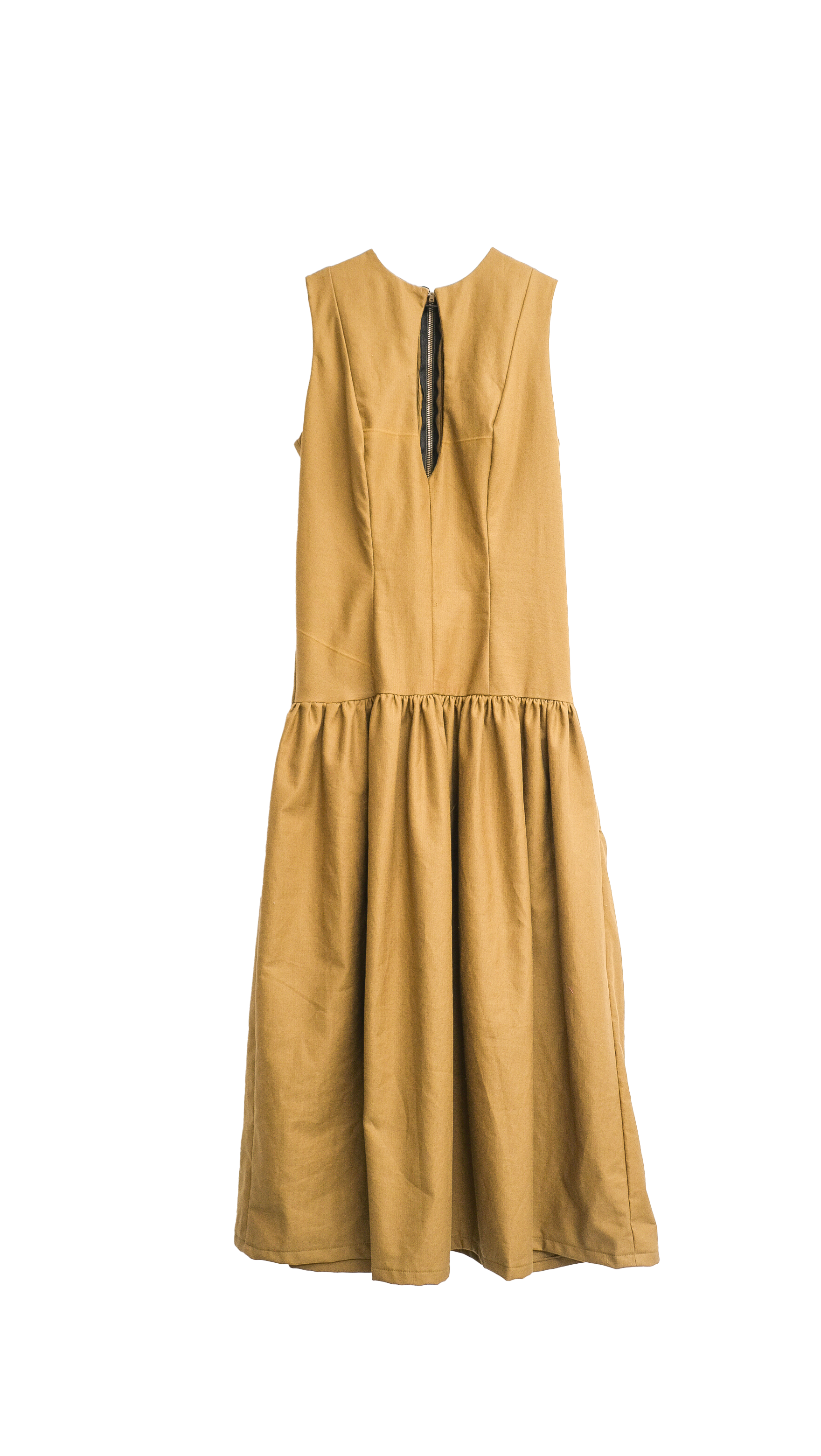 La robe midi LOUISE kaki