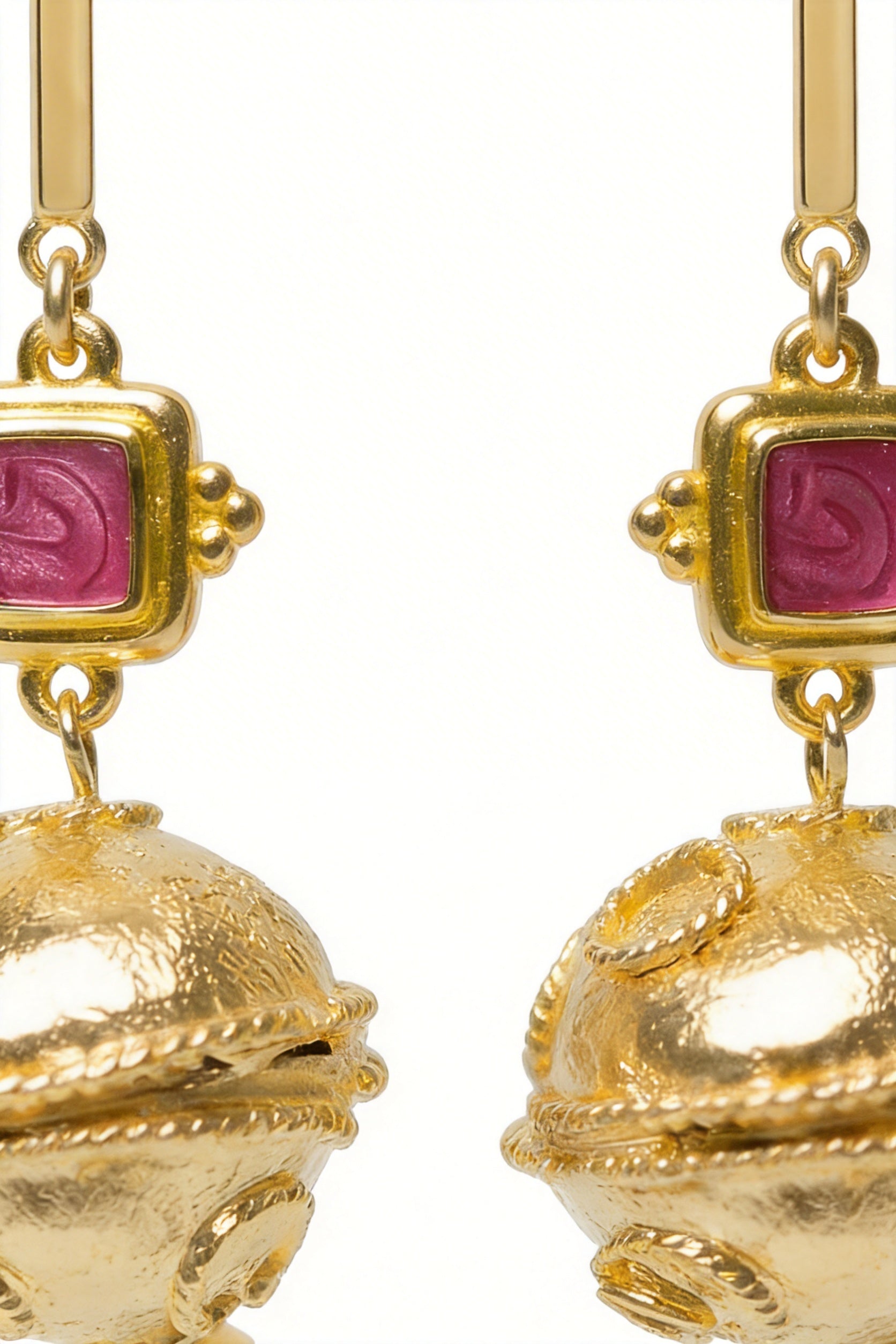 Les boucles d'oreilles GALAXY rose