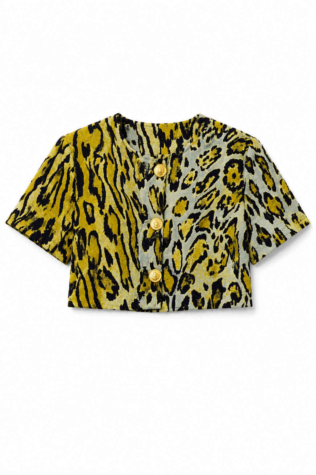 Leopard print crop top — MINDY