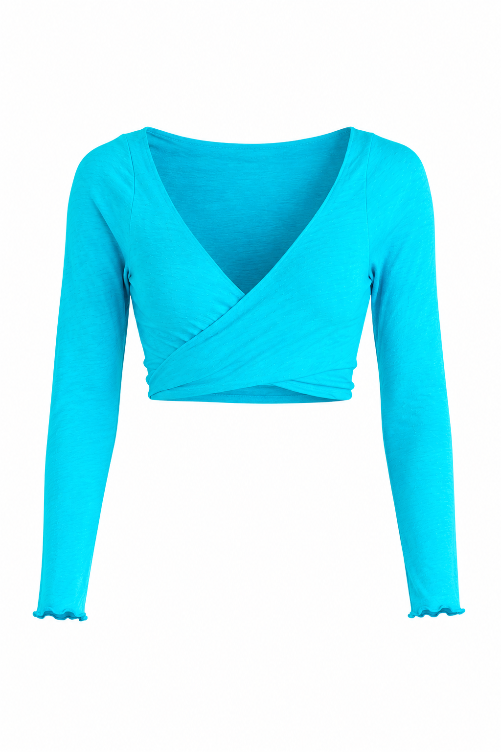 Top à nouer turquoise — KIM