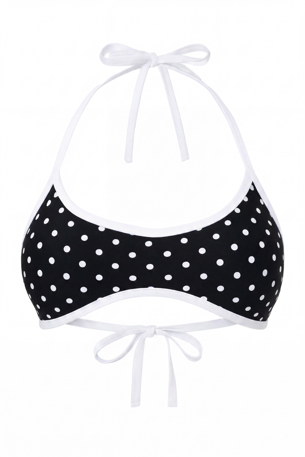 Haut de bikini à pois