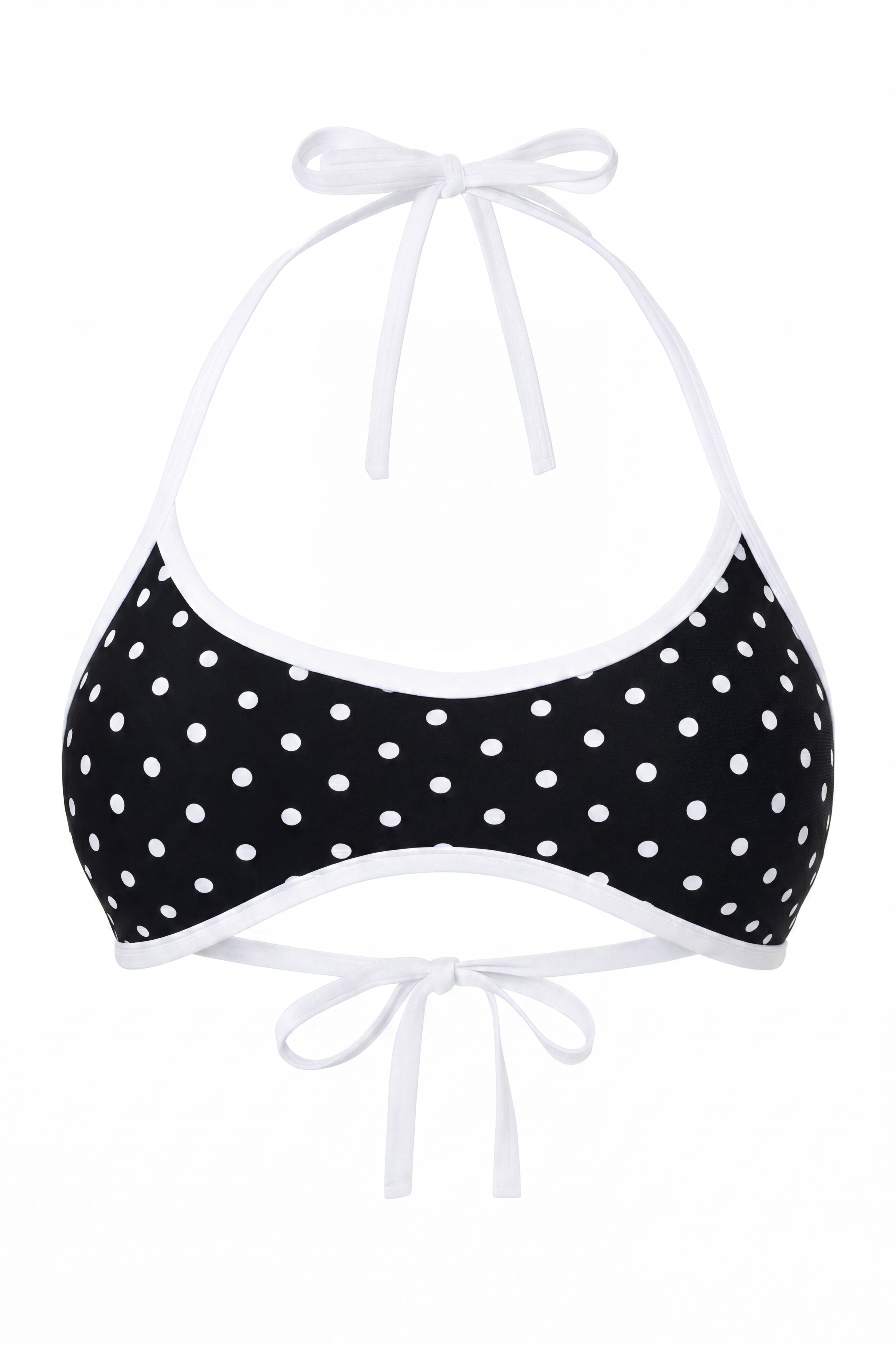 Haut de bikini à pois