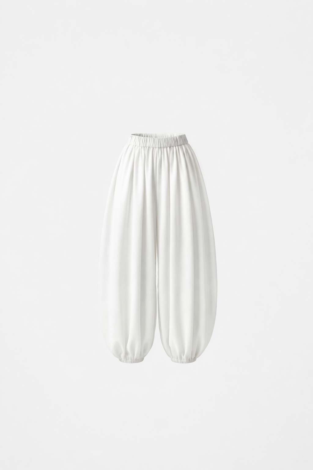White balloon trousers — FRÉDÉRIQUE