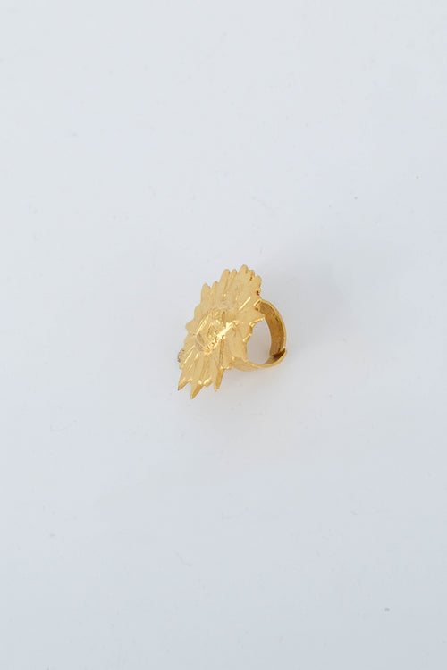 Bague ajustable doré — SESAW