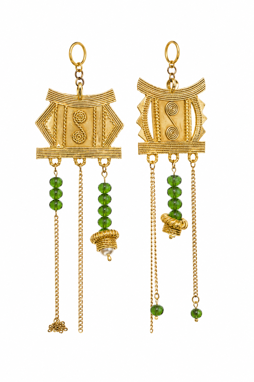 SAMPLE — les boucles d'oreilles TAM TAM