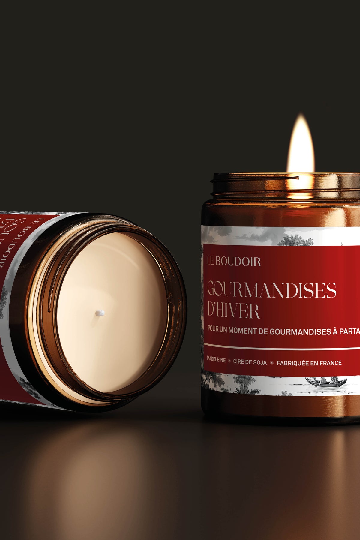 Bougie "Gourmandises d'hiver"