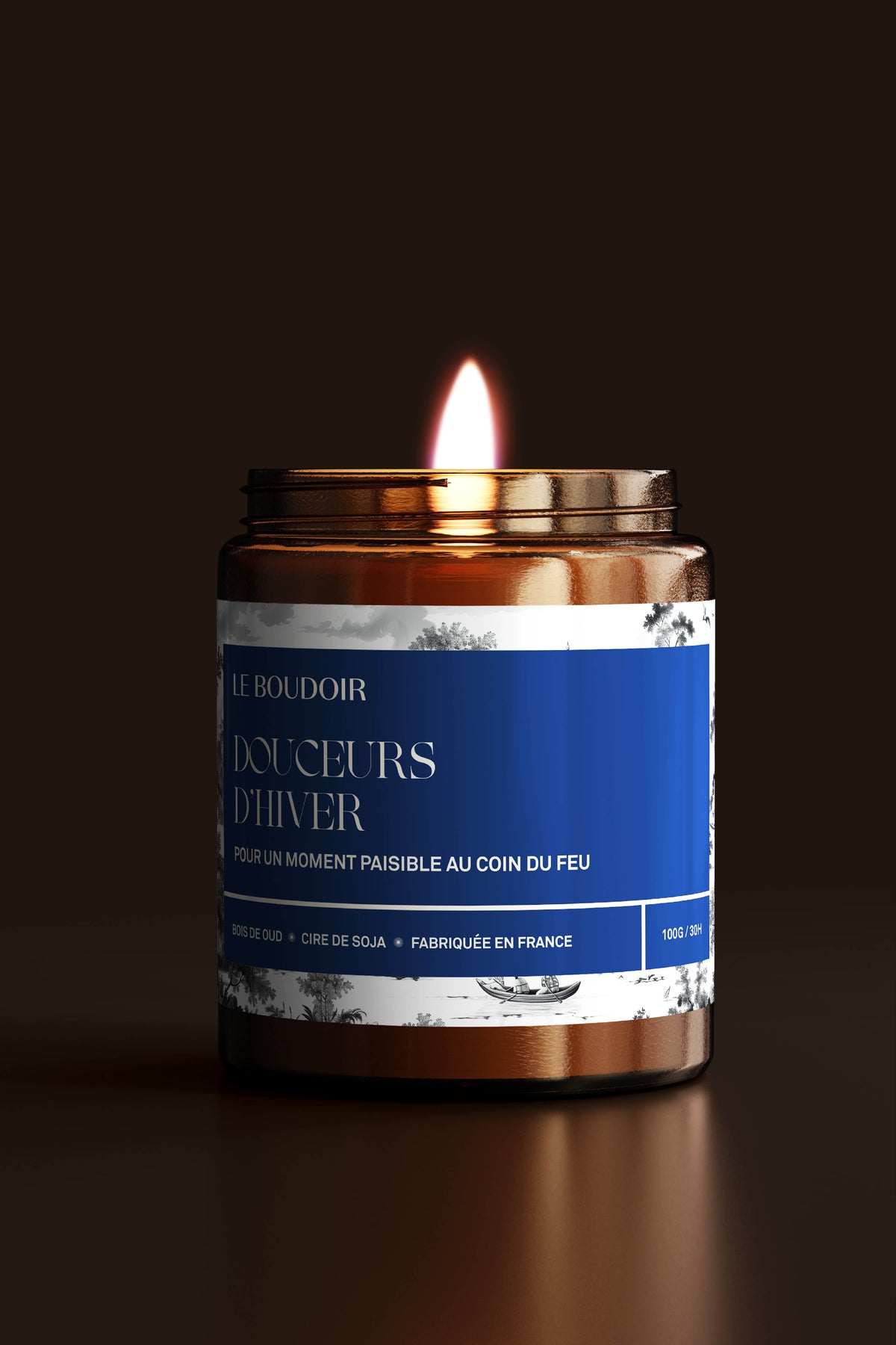 Bougie "Douceurs d'hiver"