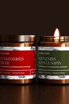 Bougie "Gourmandises d'hiver"
