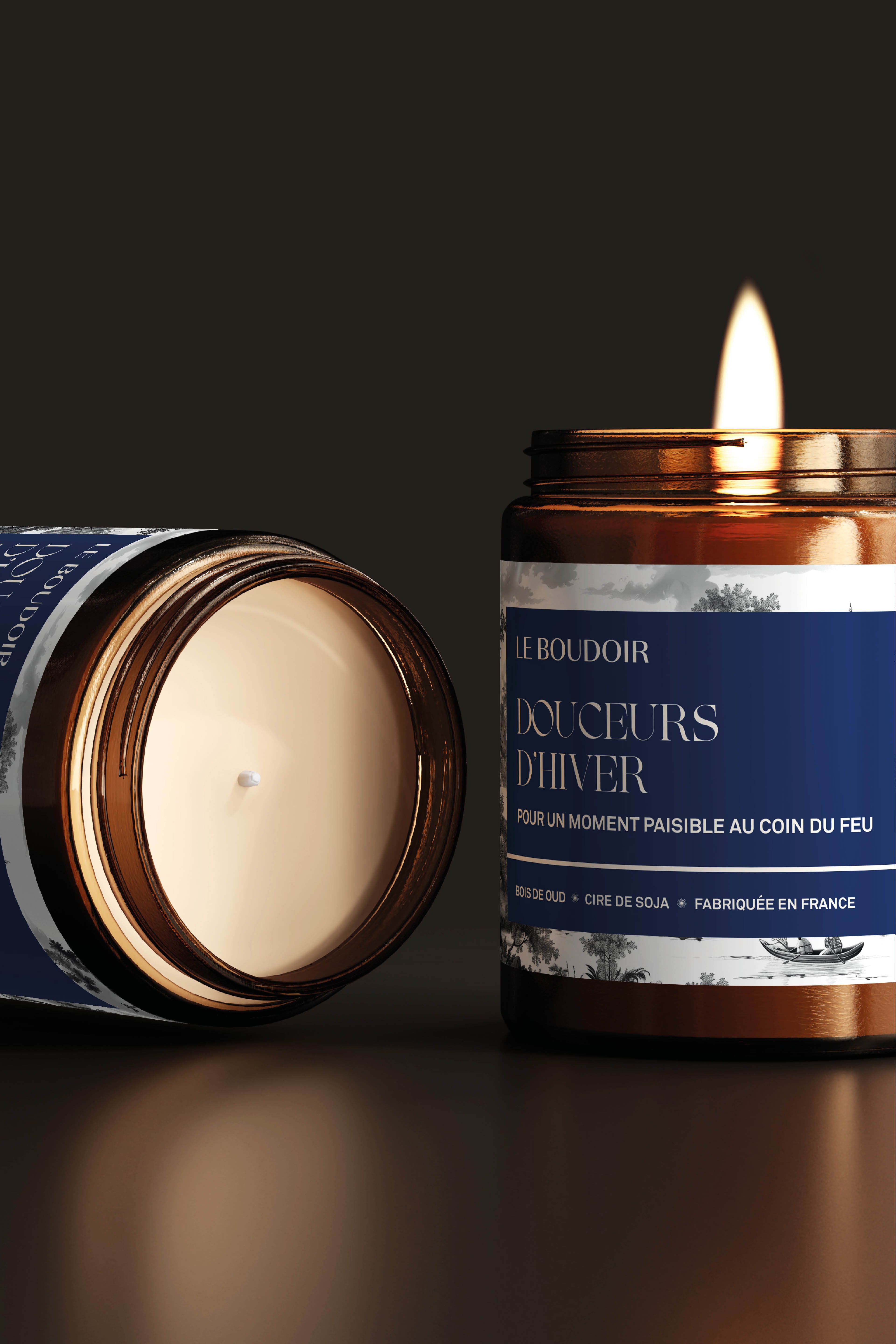 Bougie "Douceurs d'hiver"