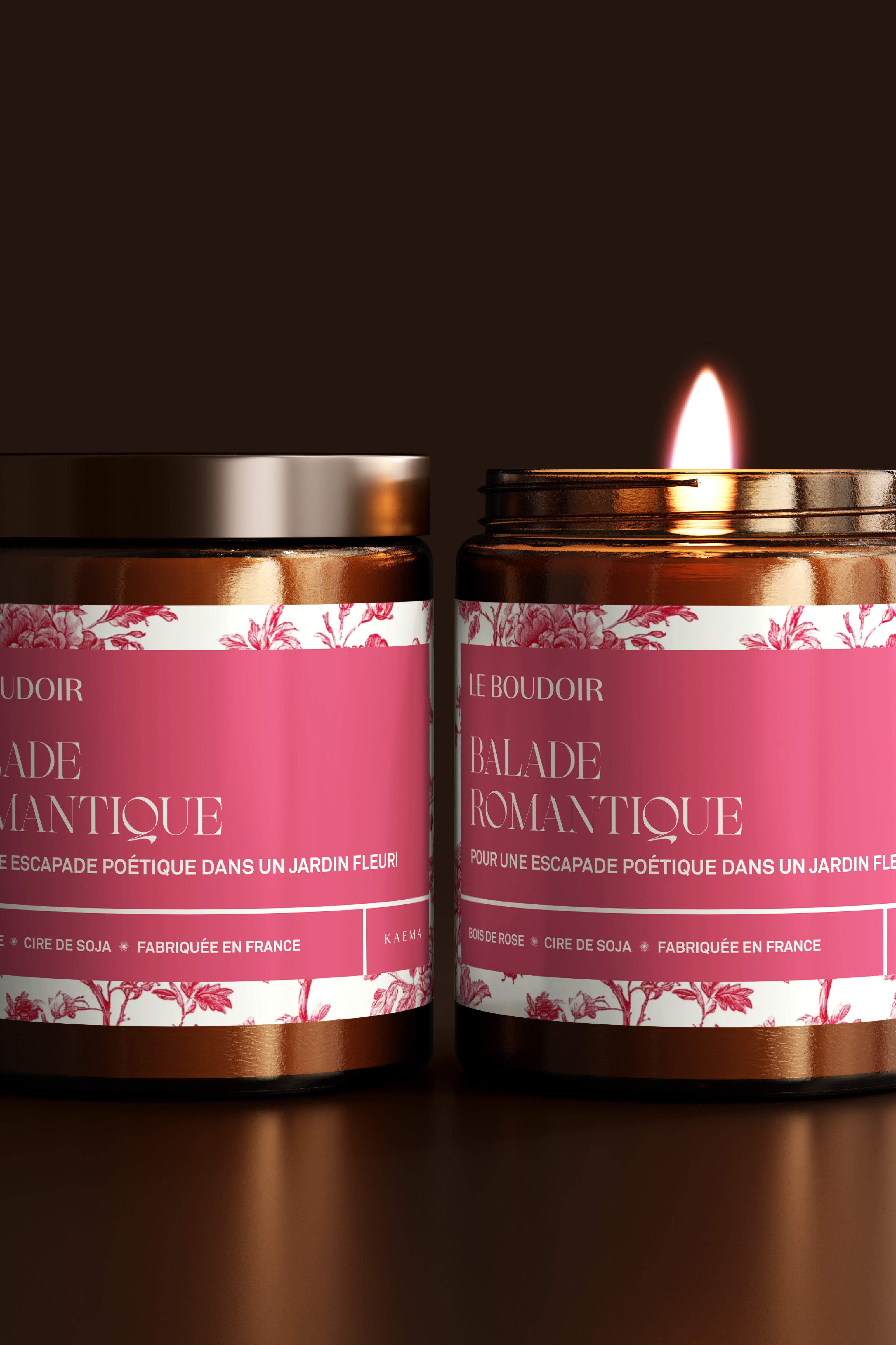 Bougie parfumée "Balade romantique"