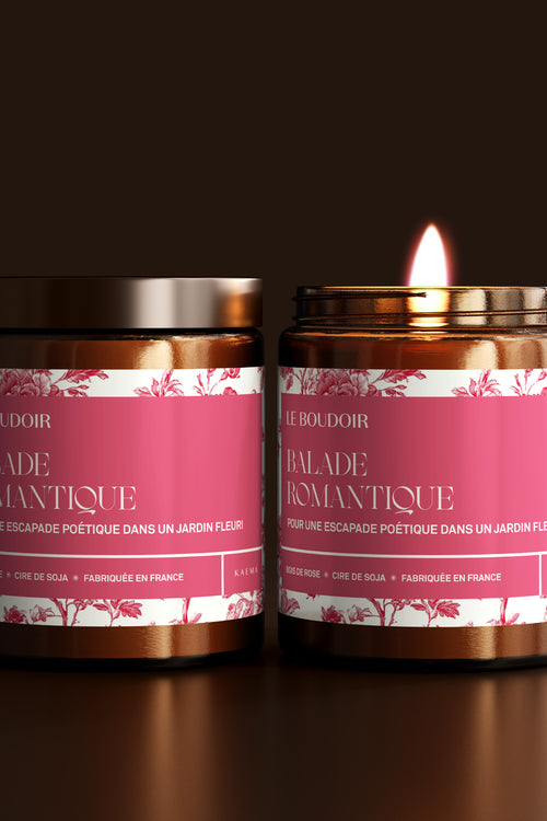Bougie parfumée "Balade romantique"