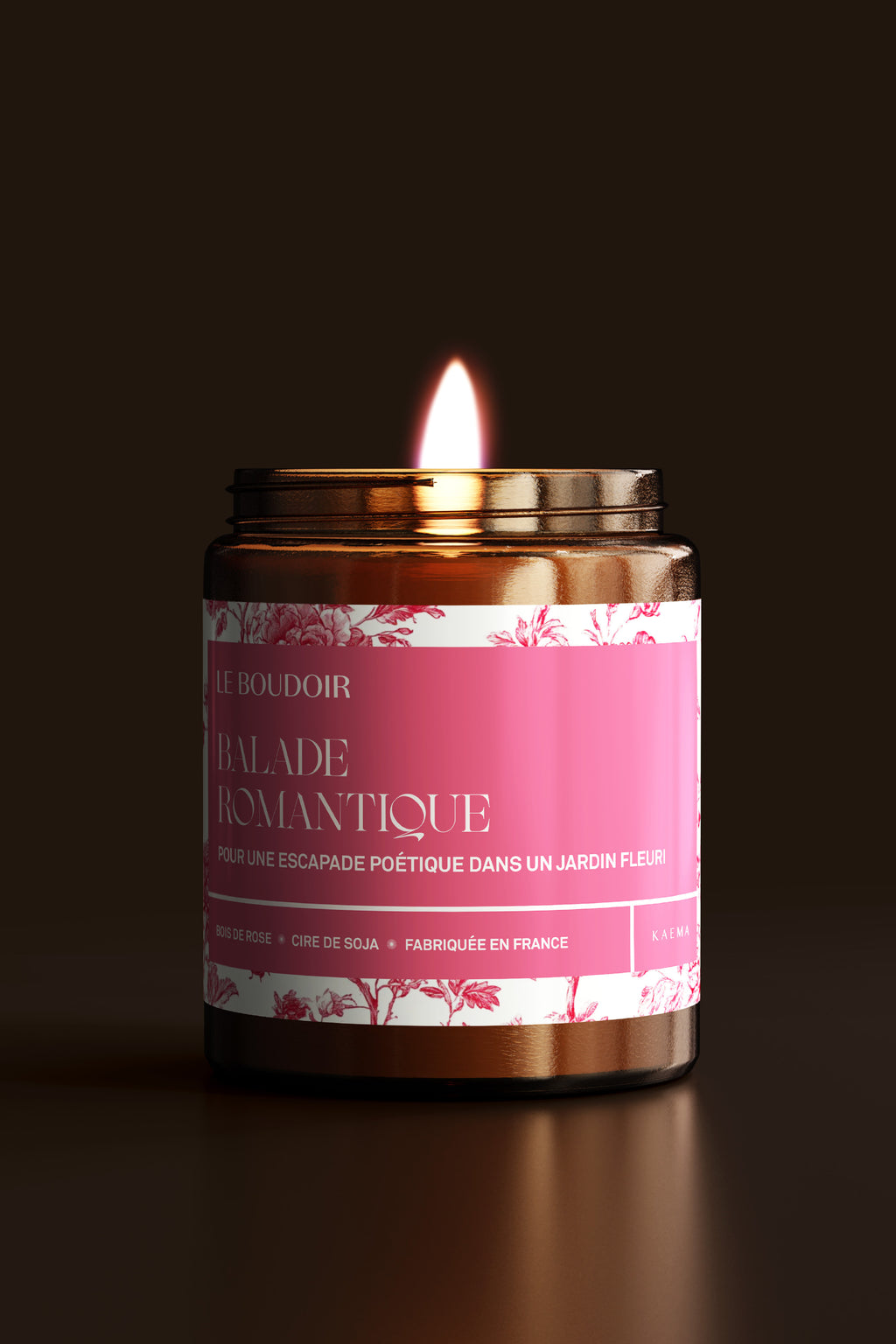Bougie parfumée "Balade romantique"