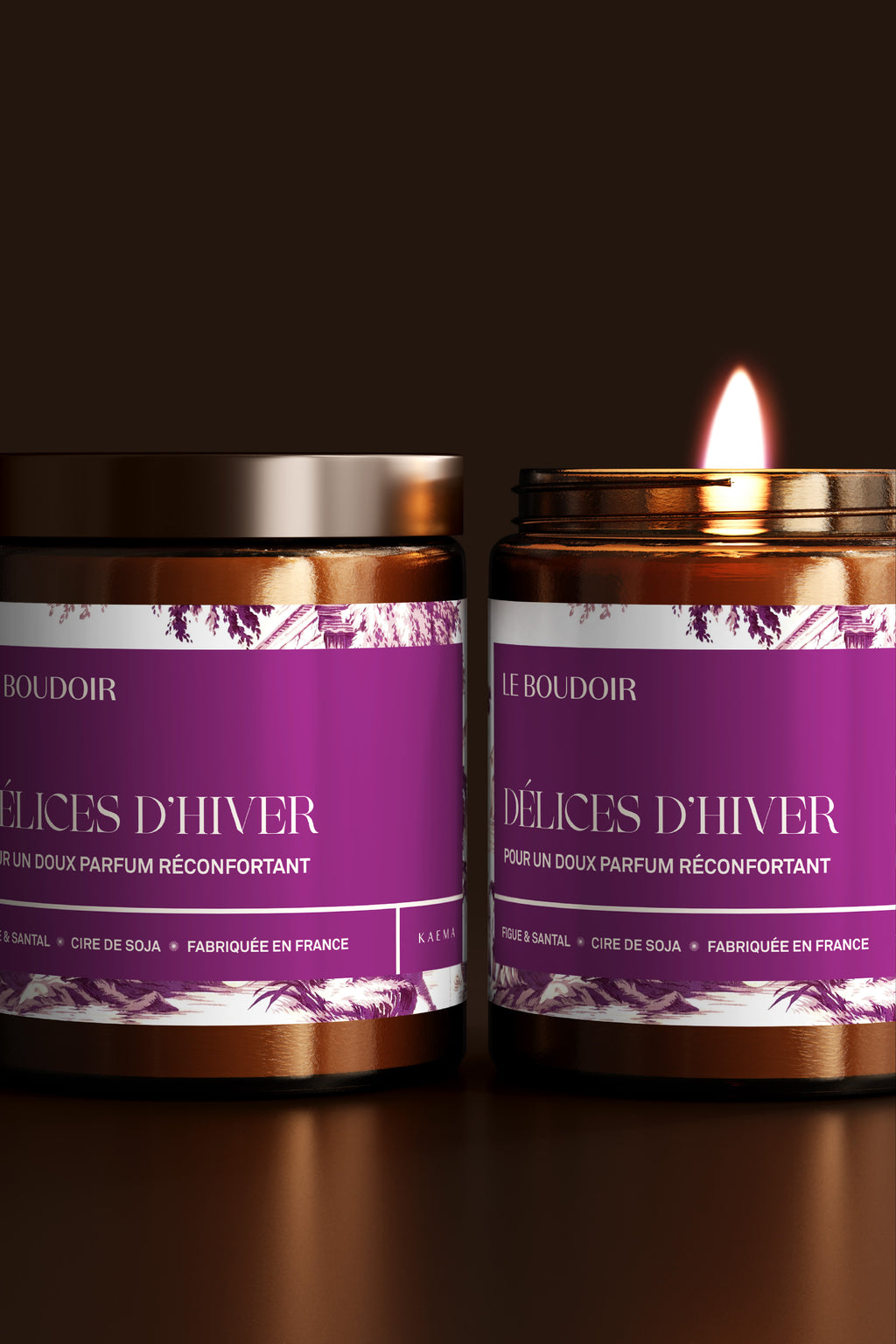 Bougie parfumée "Délices d'hiver"