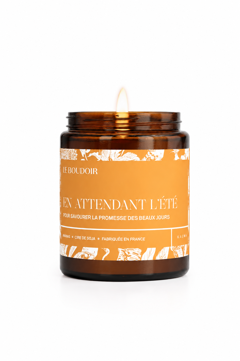 Bougie parfumée "En attendant l'été"