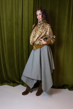 La jupe asymétrique EMY grise