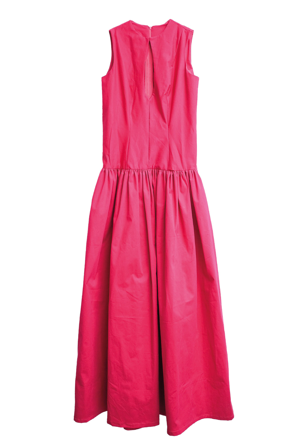 La robe longue LOUISE fuchsia
