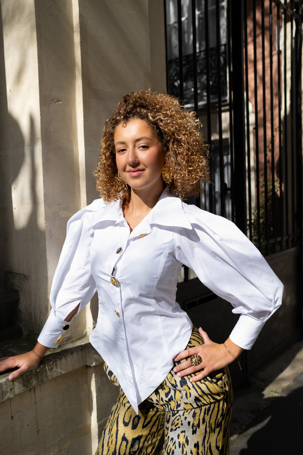 La blouse CALIFORNIE blanc