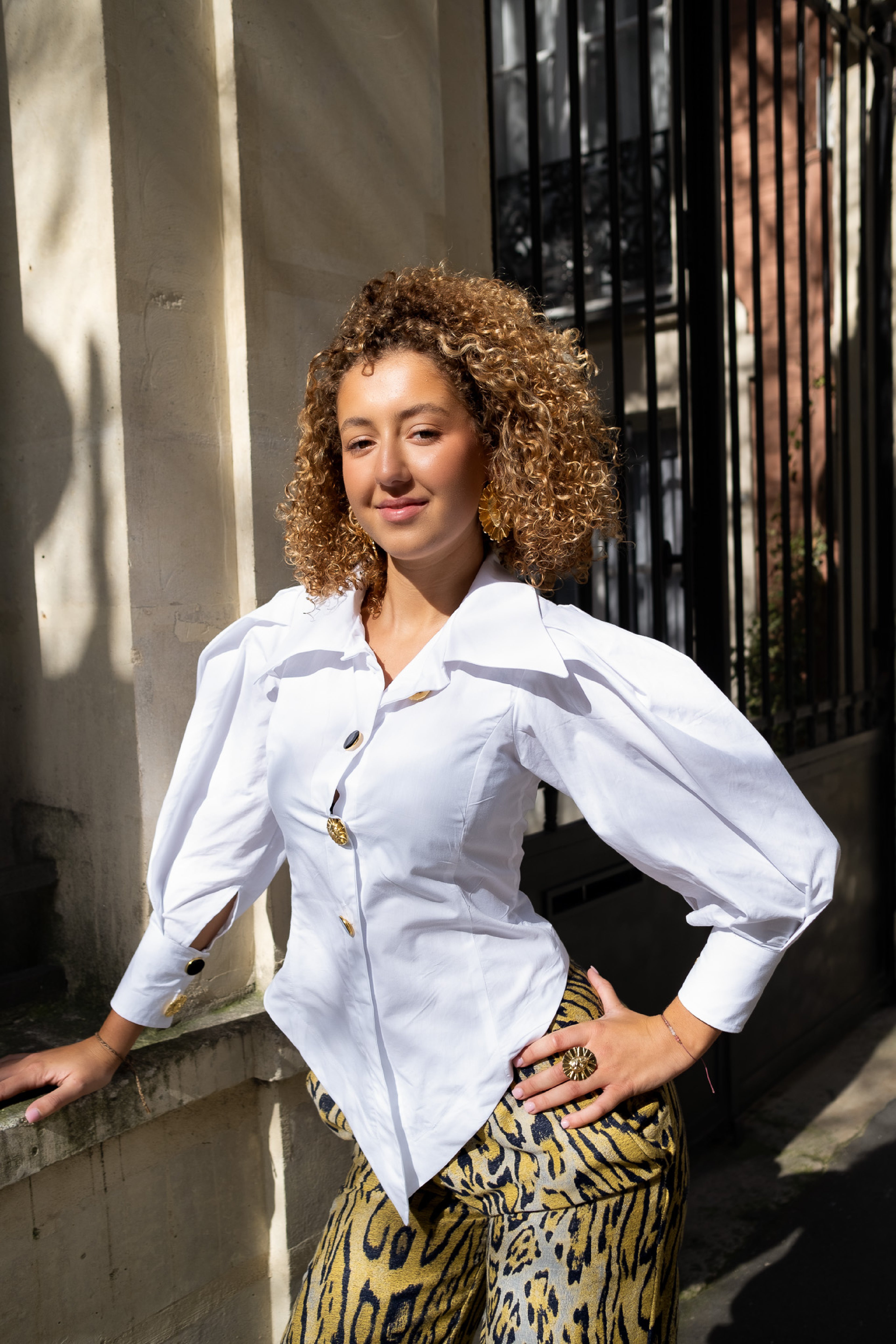 La blouse CALIFORNIE blanc