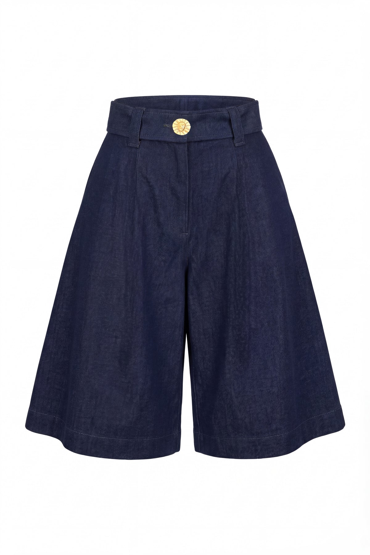Bermuda en jeans avec ceinture — GINA
