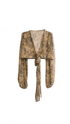 Le top cache-coeur GENESSY leopard