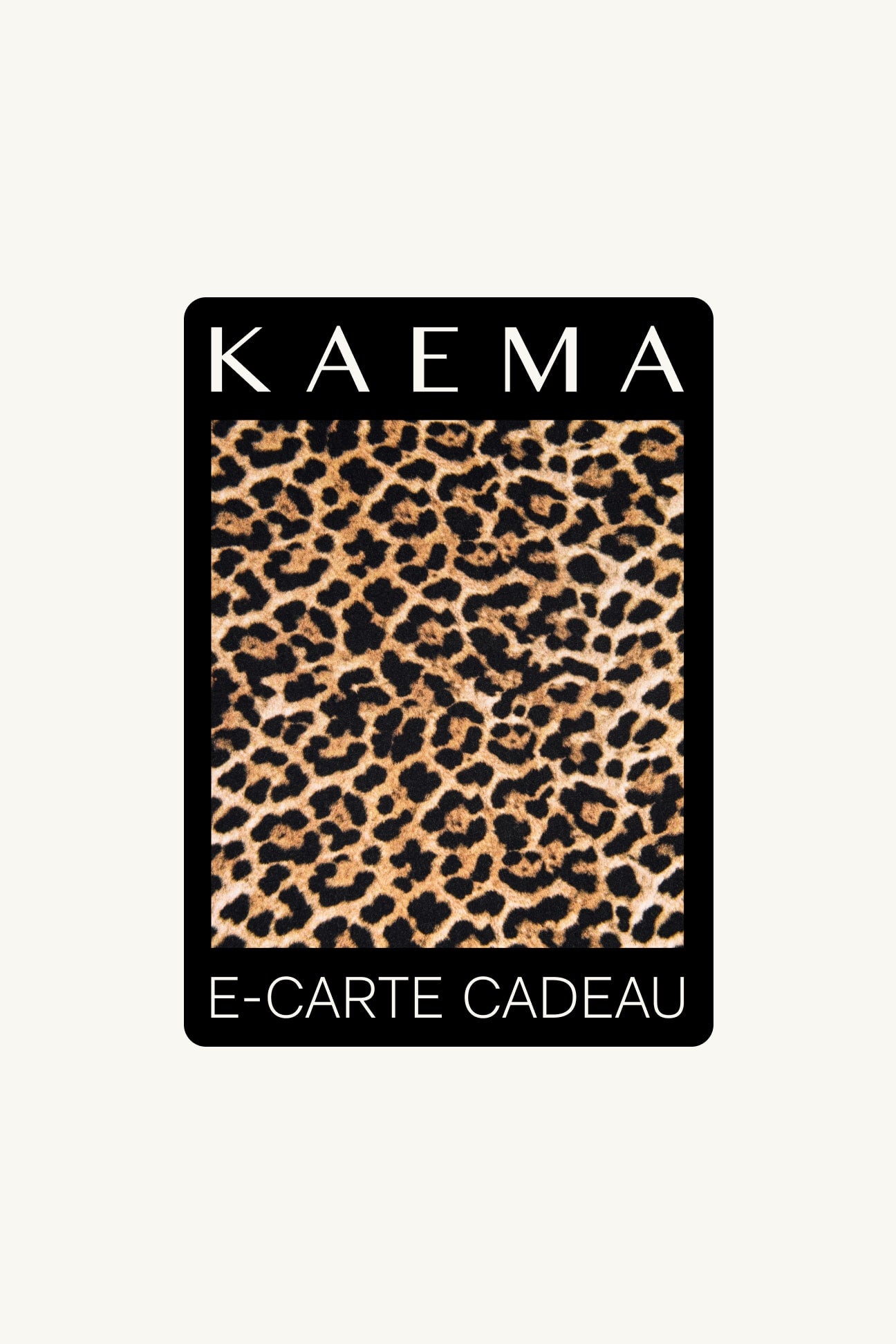 Carte cadeau Kaema