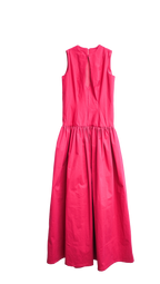 La robe longue LOUISE fuchsia