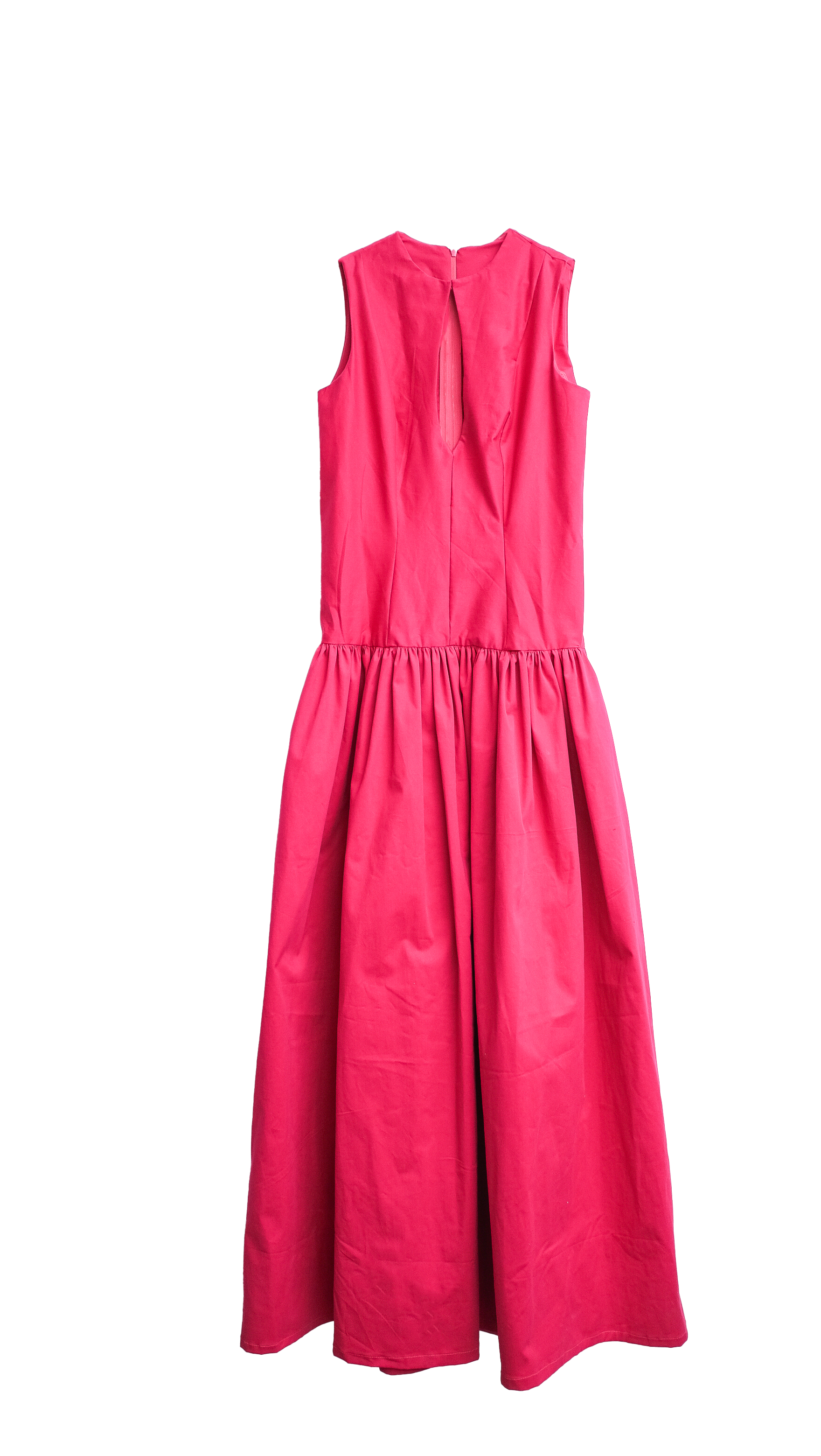 La robe longue LOUISE fuchsia