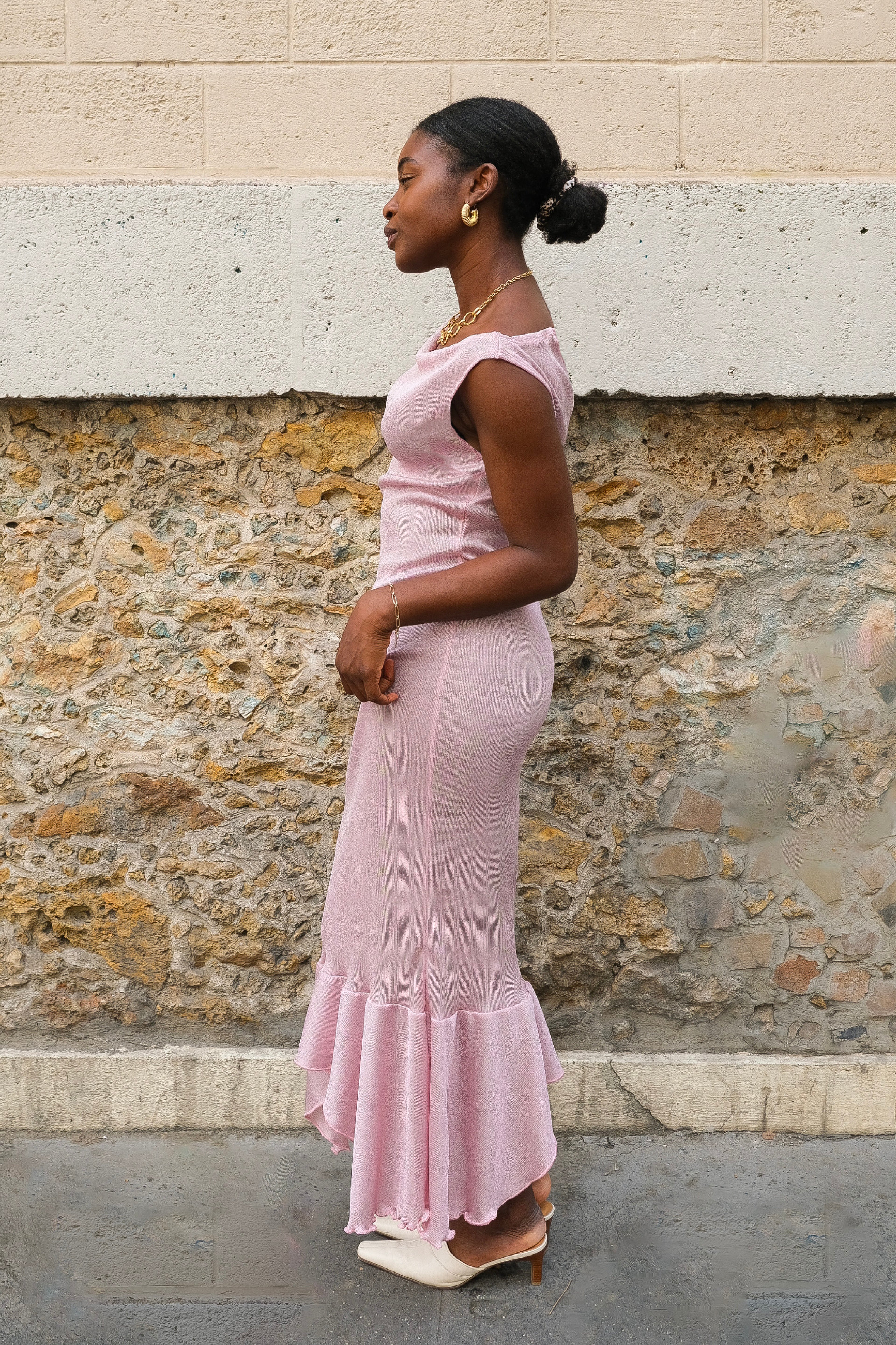 La robe mi-longue ANGELE