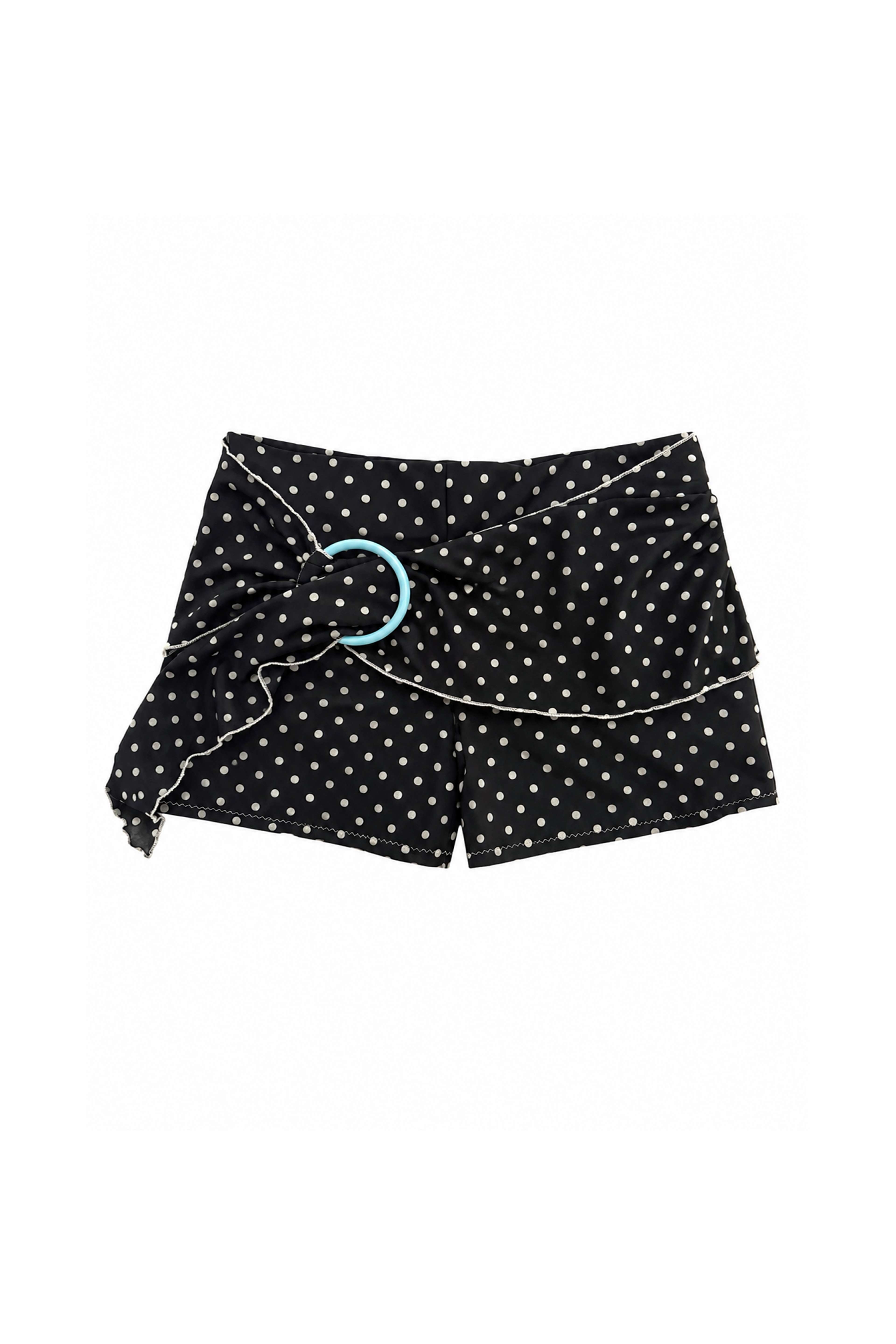 Bas de bikini shortie à pois